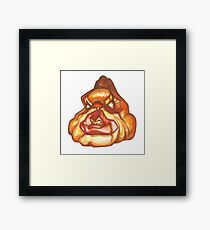 Evil Clown Pumpkin Framed Print
