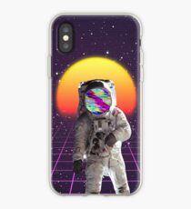 Vaporwave Astronaut iPhone Case