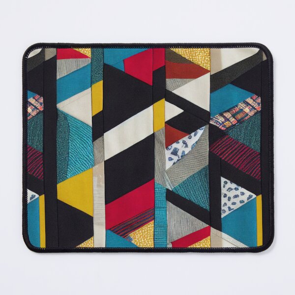 Item preview, Colorful Patchwork Triangles designed and sold by BuraxisDesigns.