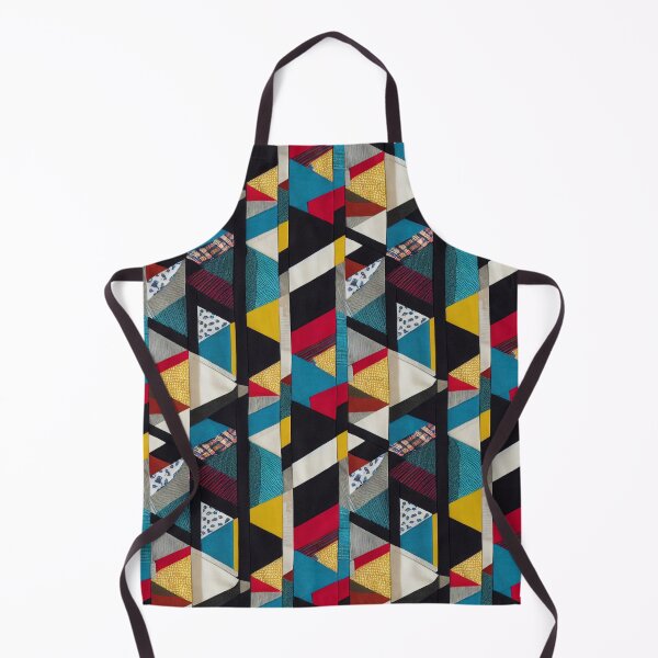 Item preview, Colorful Patchwork Triangles designed and sold by BuraxisDesigns.