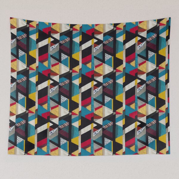 Item preview, Colorful Patchwork Triangles designed and sold by BuraxisDesigns.