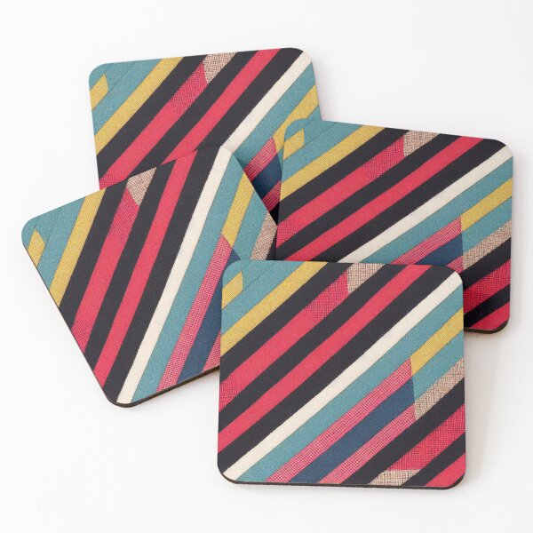 Item preview, Colorful Patchwork Stripes designed and sold by BuraxisDesigns.