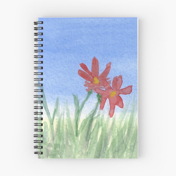 Item preview, Three Red Flowers in Grass designed and sold by designs-by-ann.