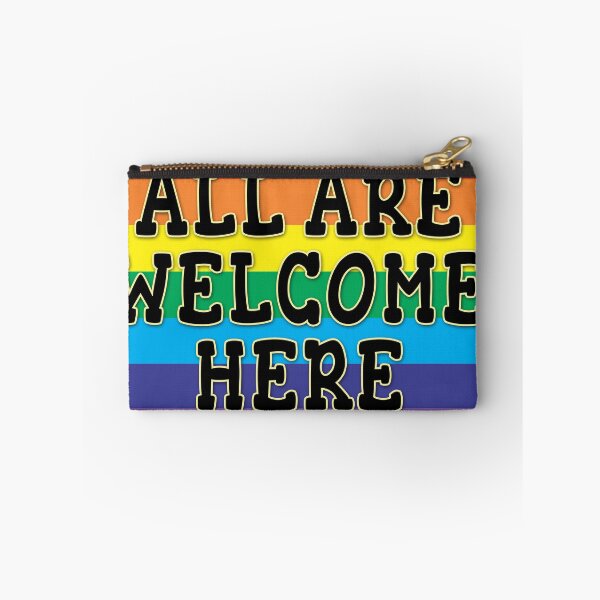 Item preview, ALL WELCOME HERE YARD SIGN or POSTER designed and sold by LoveAndDefiance.