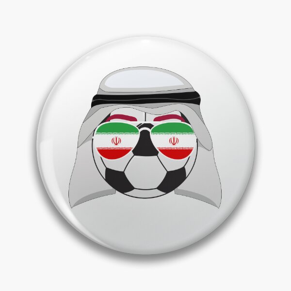 Item preview, Iran Flag inside Sunglasses on a Soccer ball Wearing a Shemagh designed and sold by Dexter Freeman.