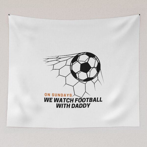 Item preview, Funny On Sundays We Watch Football with Daddy designed and sold by TheCreativeFab.