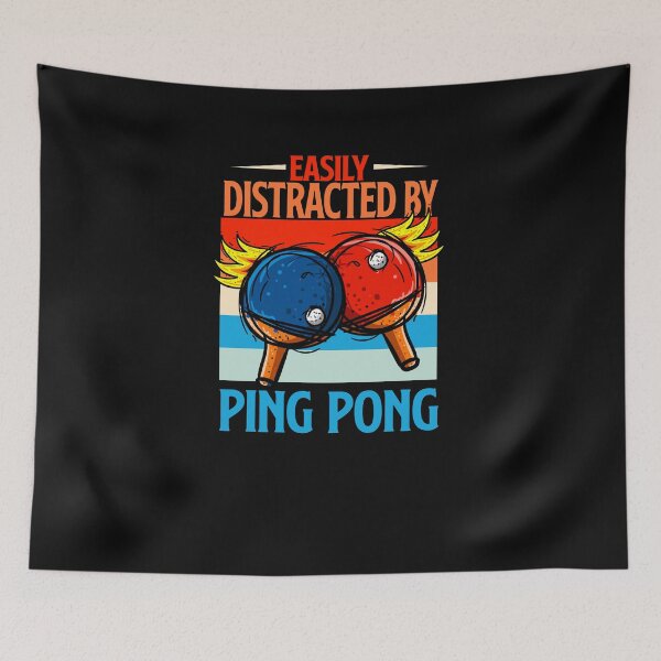 Item preview, Easily Distracted By Ping Pong Legend Table Tennis designed and sold by Músico Ilustre.