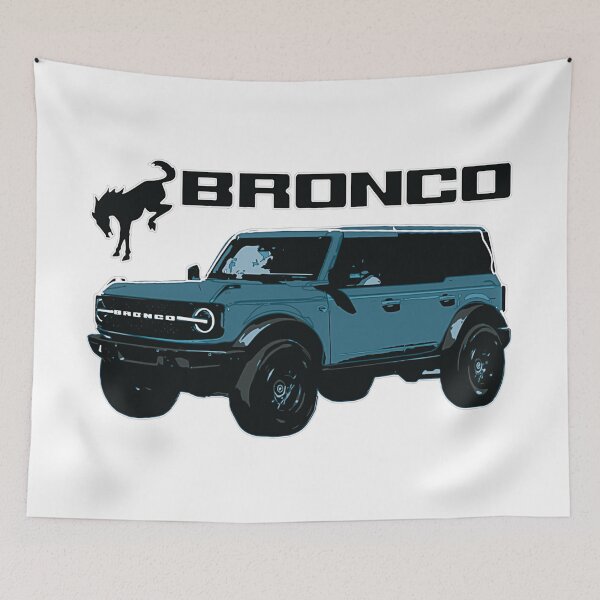 Item preview, area 51 blue Ford Bronco MURICA SUV sport simplistic   designed and sold by HazelMINNIC.