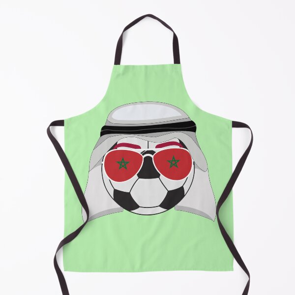 Item preview, Morocco Flag inside Sunglasses on a Soccer ball Wearing an Agal designed and sold by Dexter Freeman.