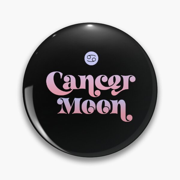 Item preview, CANCER MOON Colored Astrology Zodiac Sign and Symbol designed and sold by SClassWeirdos.