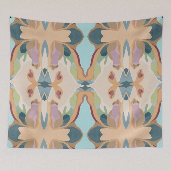 Item preview, abstract landscape pattern pastel designed and sold by FLOWERLANE.