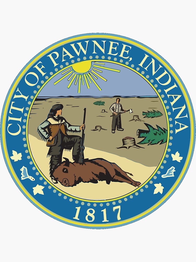 Pawnee Indiana Sticker