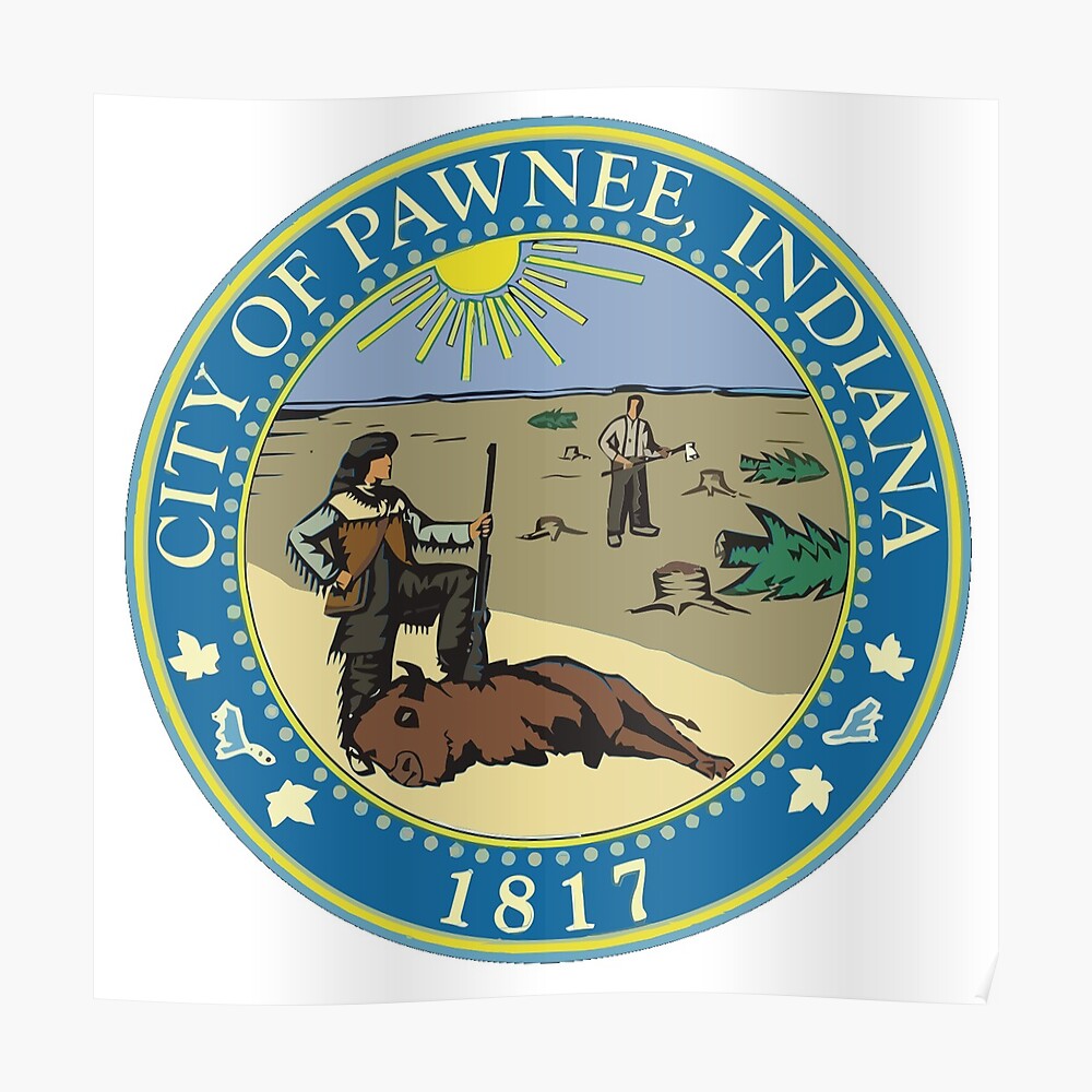 "Pawnee Indiana" Poster by jessguida Redbubble