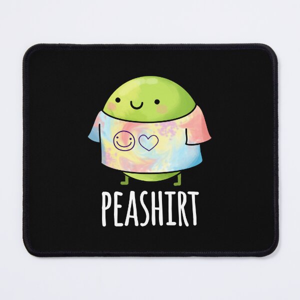 Item preview, Pea Shirt TShirt Funny Pea Puns (Dark BG) designed and sold by punnybone.