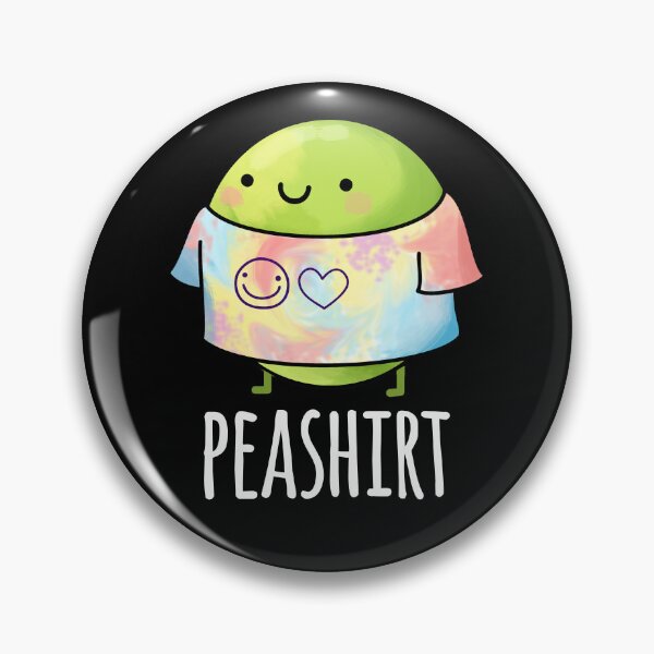 Item preview, Pea Shirt TShirt Funny Pea Puns (Dark BG) designed and sold by punnybone.