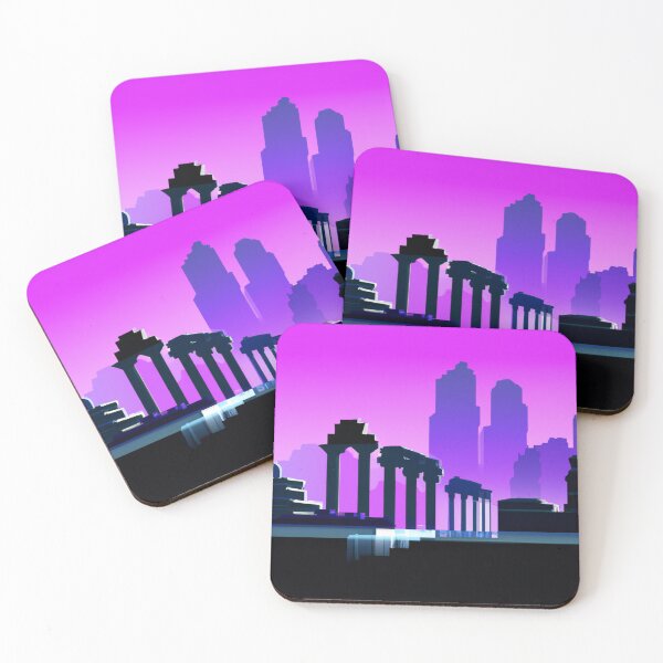Item preview, Retrofuturistic city designed and sold by SJG-digital.