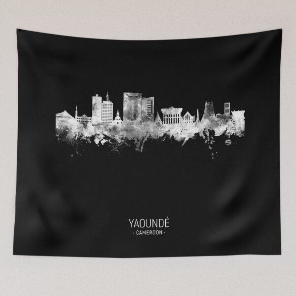 Item preview, Yaoundé Cameroon Skyline designed and sold by ArtPrints.