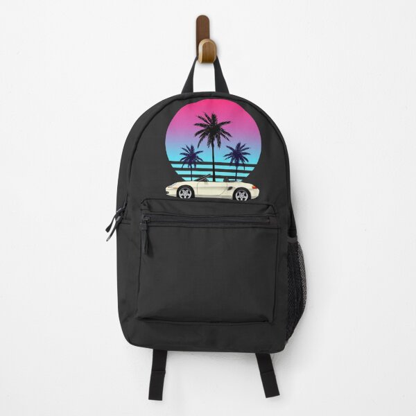 Item preview, Porsche 986 Boxster White Miami Vice classic illustration designed and sold by blackdogshop.