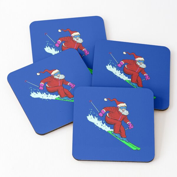 Item preview, Santa Skiing - Funny - Humor designed and sold by NUKMARKUS.