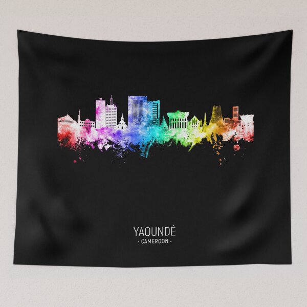 Item preview, Yaoundé Cameroon Skyline designed and sold by ArtPrints.