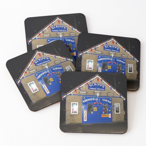Item preview, "Aidensfield Garage" at night. designed and sold by Billlee.
