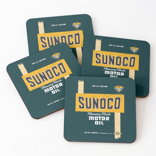 Item preview, Sunoco Motor Oil Retro Distressed Design   designed and sold by ClickCrafty.