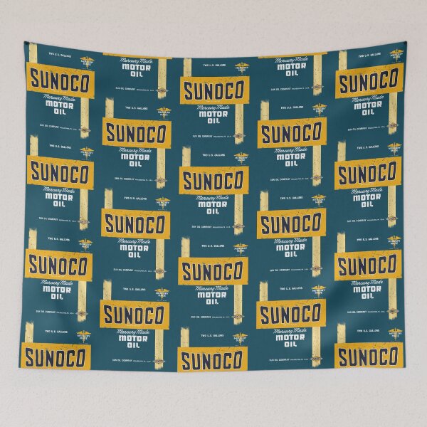 Item preview, Sunoco Motor Oil Retro Distressed Design   designed and sold by ClickCrafty.