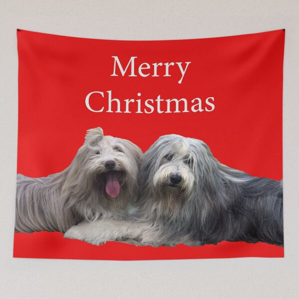 Item preview, Bearded Collie Merry Christmas designed and sold by Paul Thompson Photography.