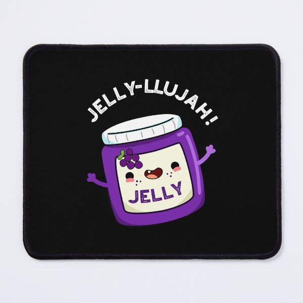 Item preview, Jelly-llujah Funny Jelly Puns (Dark BG) designed and sold by punnybone.