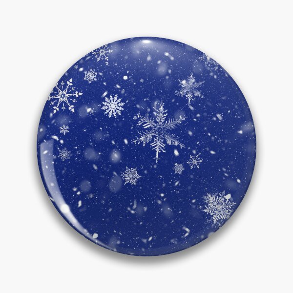 Item preview, Winter Snowflakes Pattern for Christmas Navy Blue  designed and sold by Kubala.