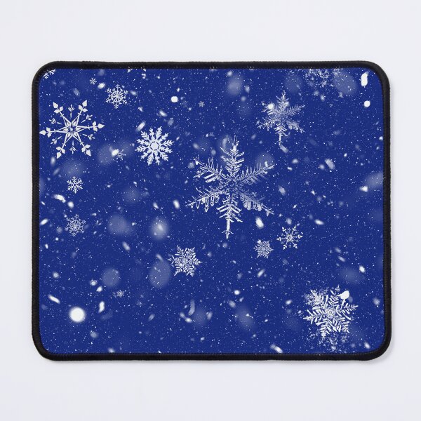 Item preview, Winter Snowflakes Pattern for Christmas Navy Blue  designed and sold by Kubala.