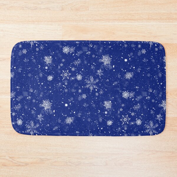 Item preview, Winter Snowflakes Pattern for Christmas Navy Blue  designed and sold by Kubala.