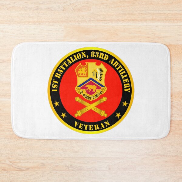 Item preview, Army - 1st Bn 83rd Artillery Veteran w Branch  designed and sold by HazelMINNIC.