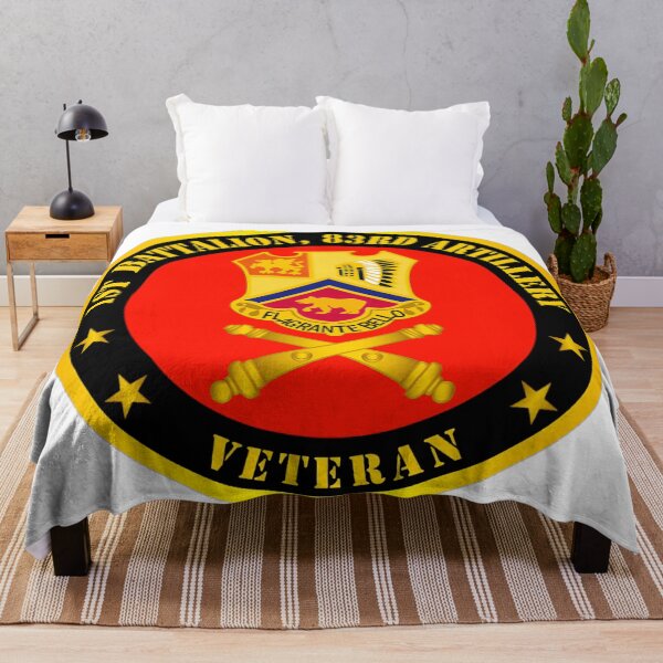 Item preview, Army - 1st Bn 83rd Artillery Veteran w Branch  designed and sold by HazelMINNIC.