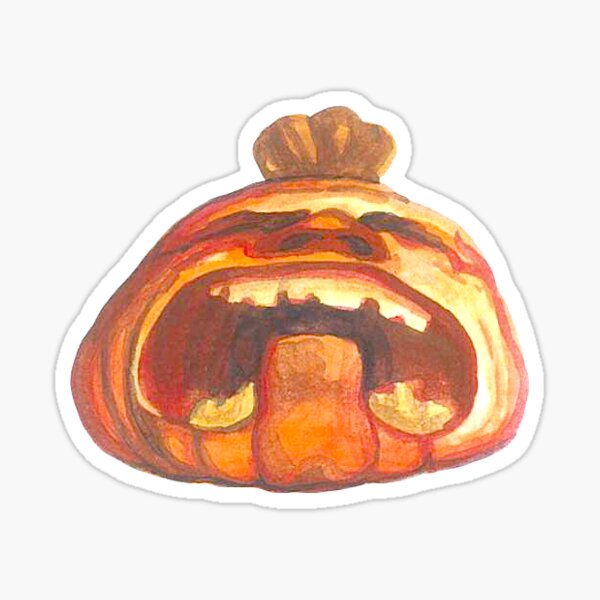 Mini Crying Pumpkin Sticker