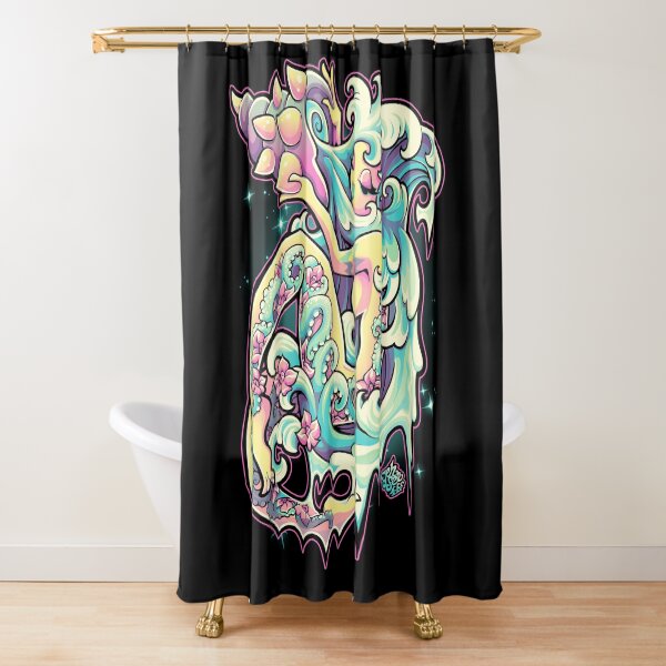 Zodiac good Shower Curtain. Taurus shower curtain. Witchy shower curtain. Tarot Shower Curtain.