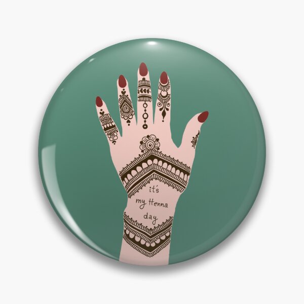 Item preview, It&amp;#39;s my Henna Day | Henna Hand Tattoo - Brown Mehendi designed and sold by HennaArtista.