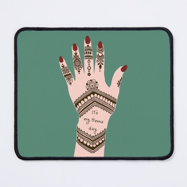 Item preview, It&amp;#39;s my Henna Day | Henna Hand Tattoo - Brown Mehendi designed and sold by HennaArtista.