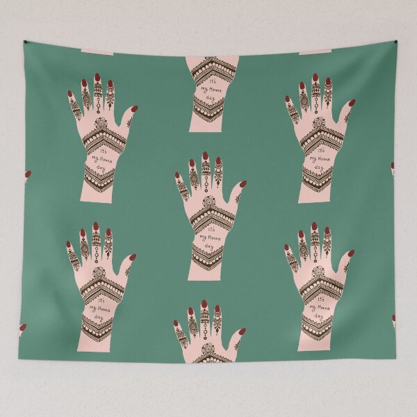 Item preview, It&amp;#39;s my Henna Day | Henna Hand Tattoo - Brown Mehendi designed and sold by HennaArtista.