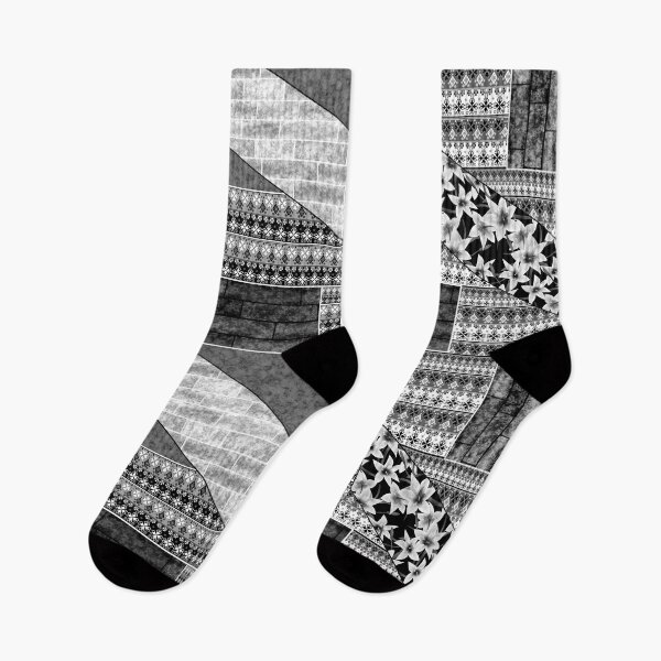 Item preview, Black and white , patchwork  designed and sold by fuzzyfox.