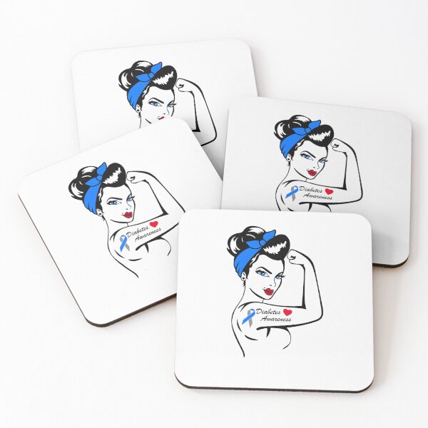 Item preview, Diabetes awareness blue ribbon  designed and sold by Majesticoo.