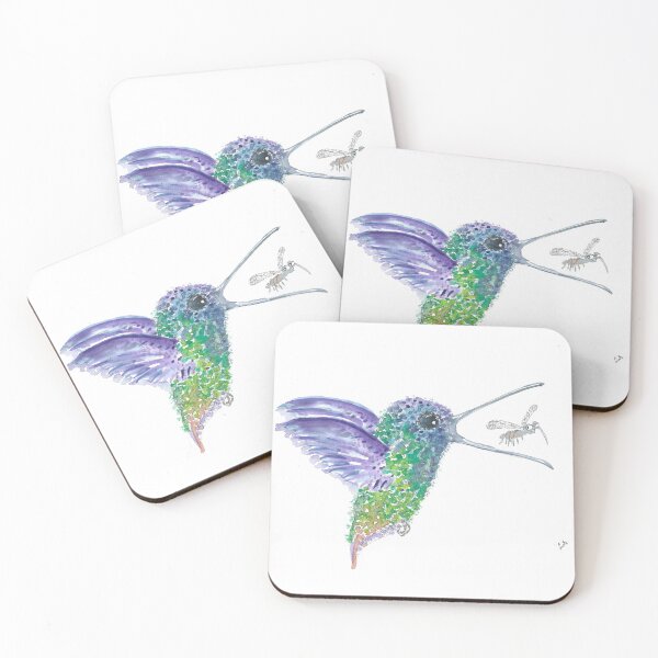 Item preview, Hummingbird eating a mosquito designed and sold by GiselleSellier.