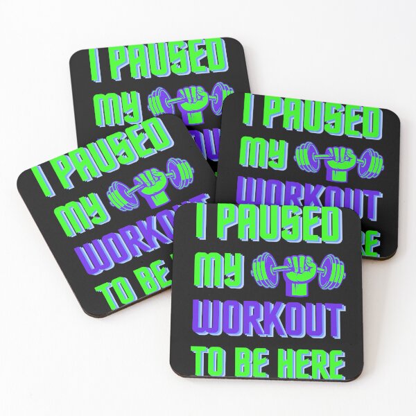 Item preview, I Paused My Workout To Be Here designed and sold by fcbysree.