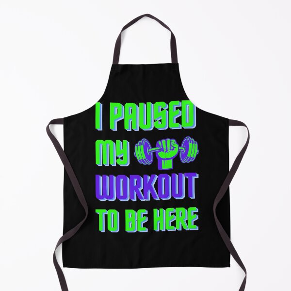 Item preview, I Paused My Workout To Be Here designed and sold by fcbysree.