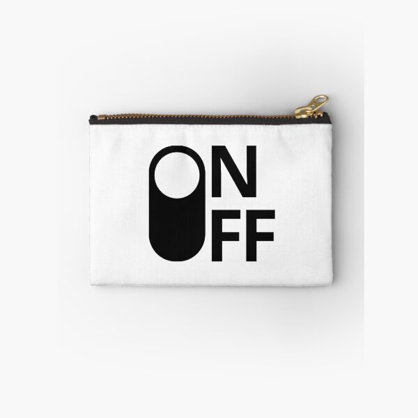 Item preview, ON - OFF — Minimalist, Humor, Quotes designed and sold by CROWNLIGHT.