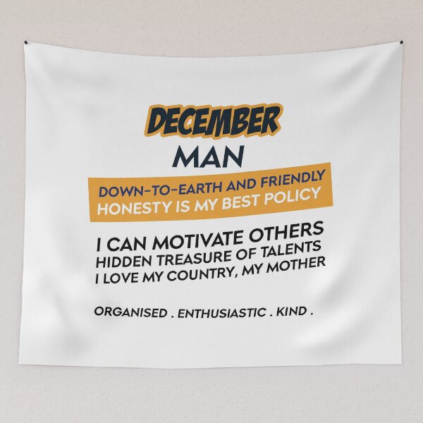 Item preview, december born man t-shirt | Born in December T-Shirts  designed and sold by KARTICK DUTTA.