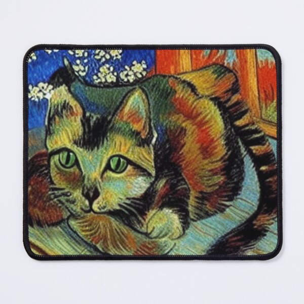 Item preview, Cat - Vangogh style designed and sold by Ashley Lustful.