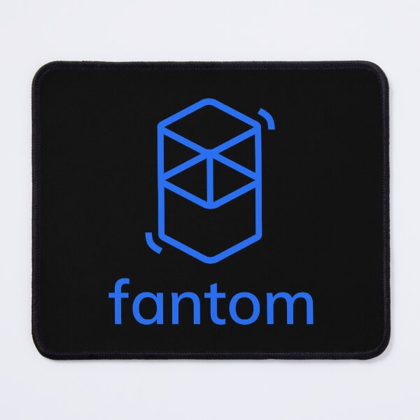 Item preview, Fantom FTM Crypto Altcoin - Clean Vertical Blue Logo with Text Logo designed and sold by CryptoMoods.