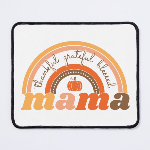 Item preview, Thankful Grateful Mama Rainbow designed and sold by BlackSnowShop.