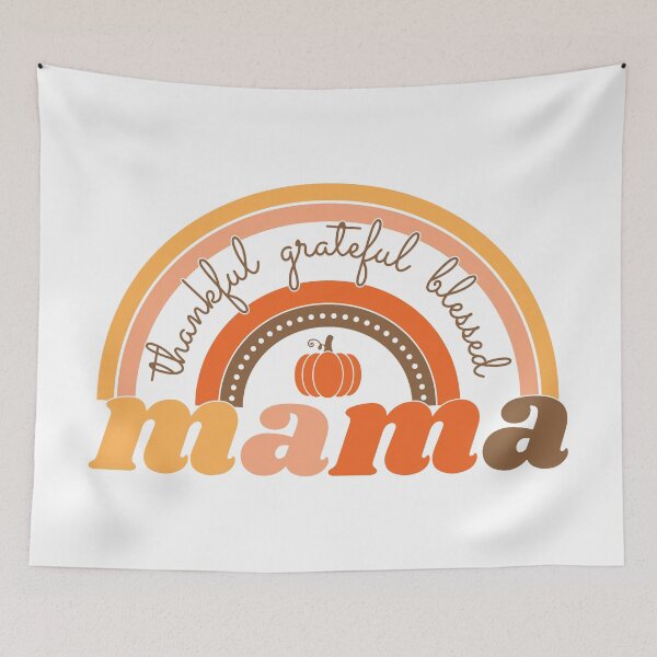 Item preview, Thankful Grateful Mama Rainbow designed and sold by BlackSnowShop.